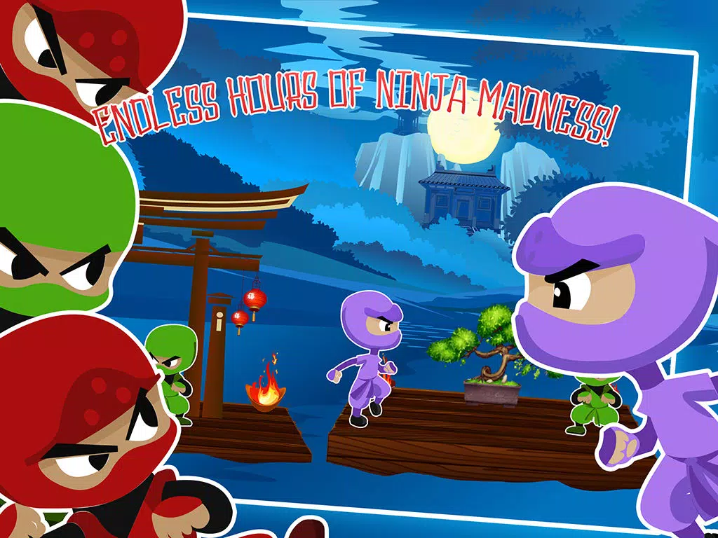 Tiny Ninja Run - Ninja Fighter Run and Jump Adventure iPad  스크린샷