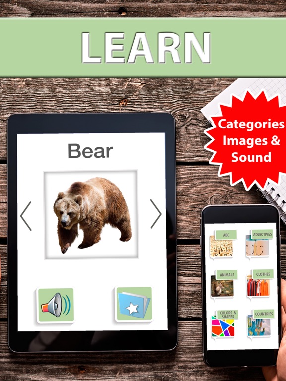 Learn and practice English vocabulary list & cards iPad Screenshots