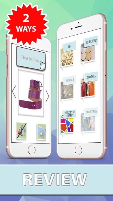 Learn and practice English vocabulary list & cards Screenshots