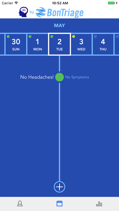 Zrzuty ekranu Mindfulness & Migraine Tracker