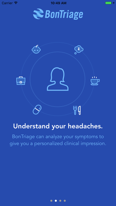 Zrzuty ekranu Mindfulness & Migraine Tracker