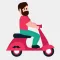Scooter Rush - Uphill Climbing Bike Race