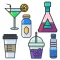 Beverage Stickers Pack