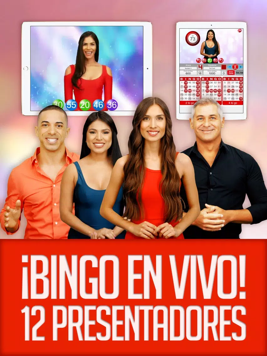 BINGO ESPAÑOL: Video en vivo iPad স্ক্রিনশট