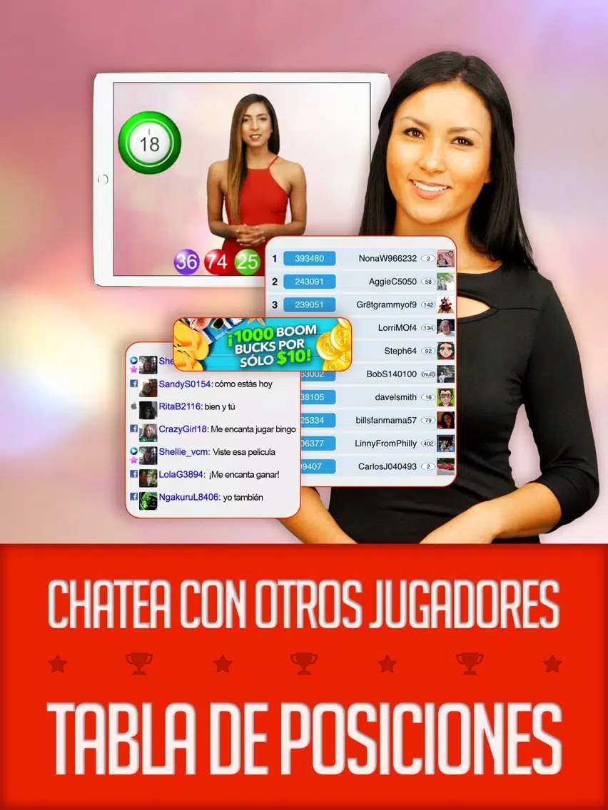 BINGO ESPAÑOL: Video en vivo iPad স্ক্রিনশট