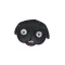 Black Pug Emoji Stickers