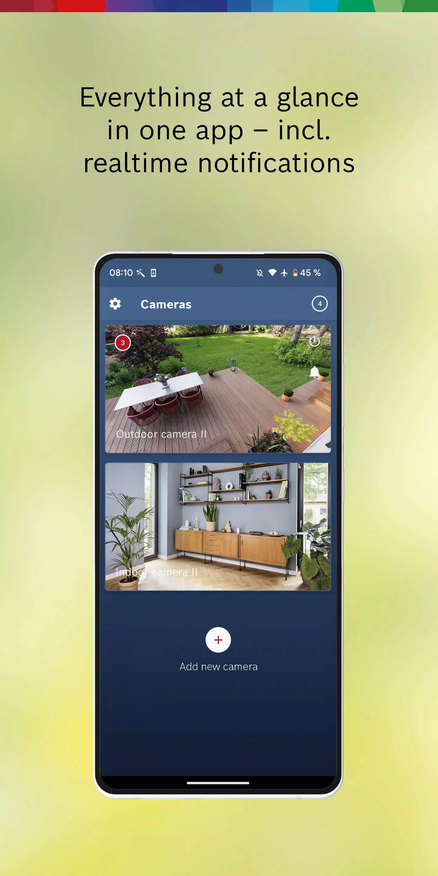 Bosch Smart Camera Screenshots