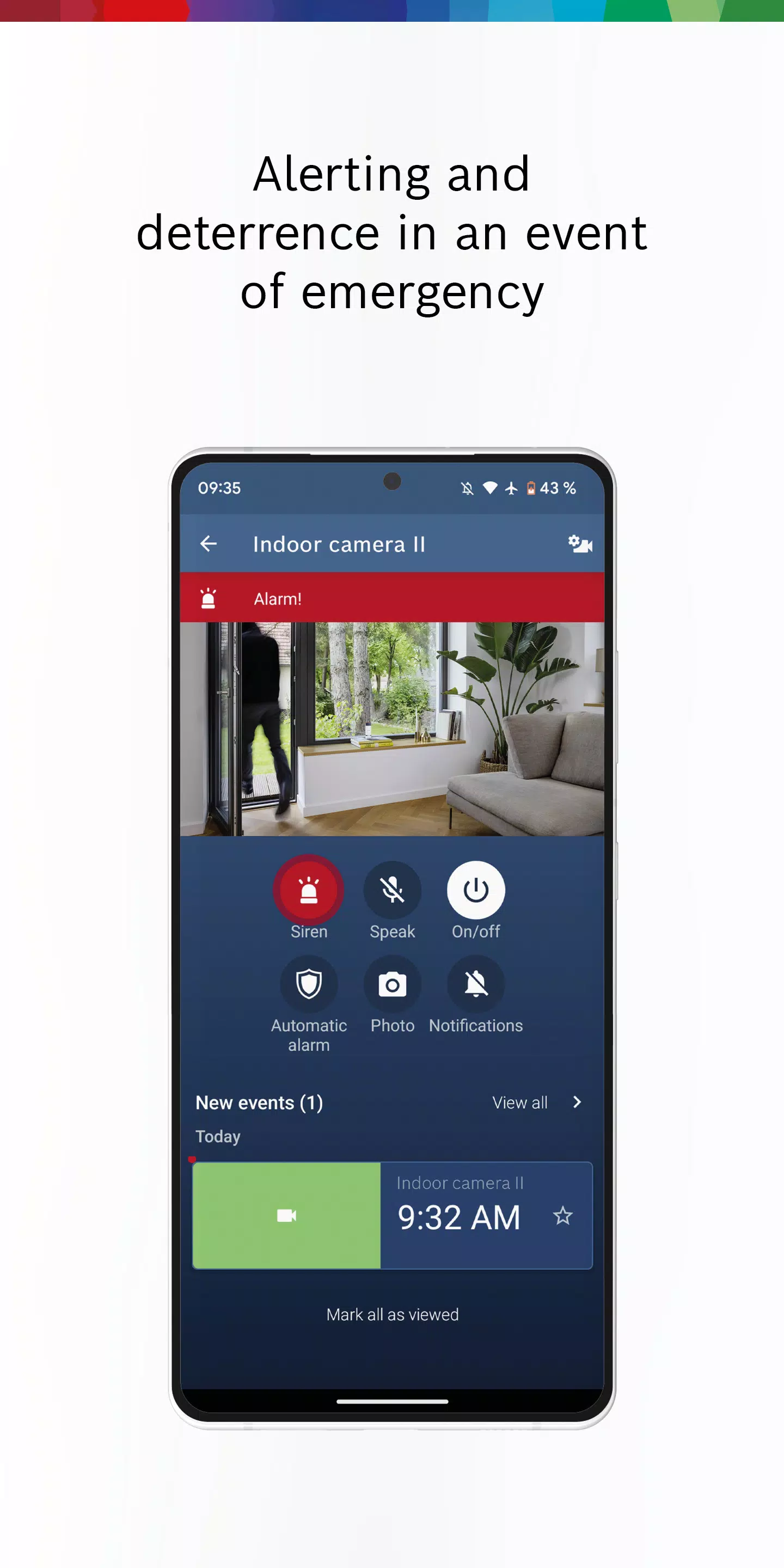 Bosch Smart Camera Screenshots