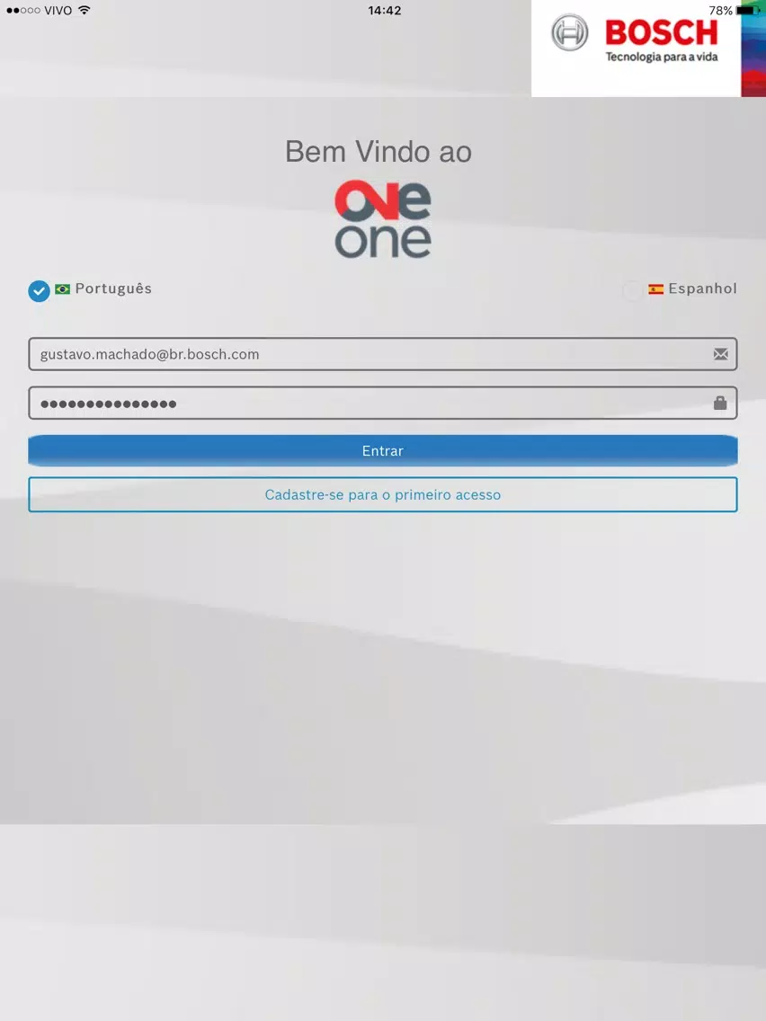 One2One Bosch iPad Screenshots