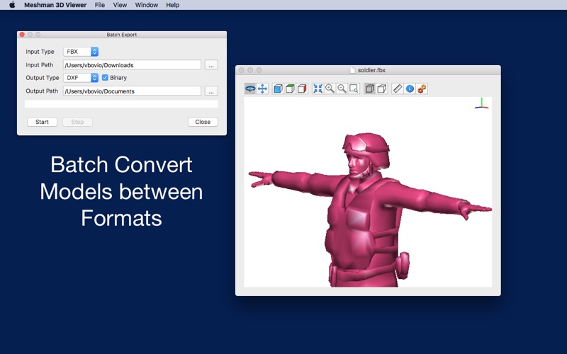 تصاویر Meshman 3D Viewer