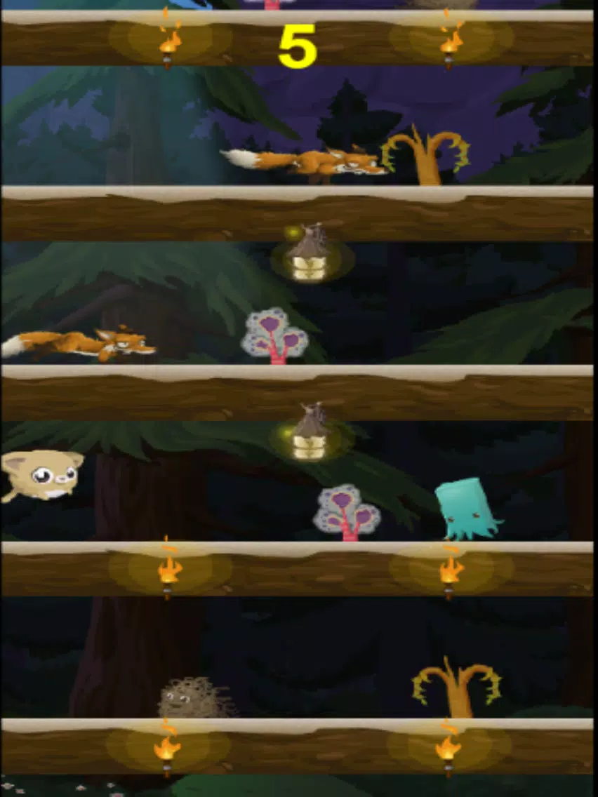 Kitty Meow Meow adorable - Cat Jump Night iPad Screenshots