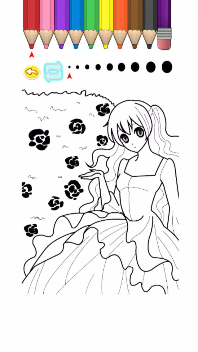 Kids Coloring Book - Princess Midori Screenshots