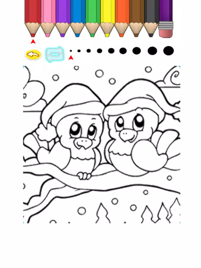 Kids Coloring Book - Cute Cartoon Sumire iPad Screenshots