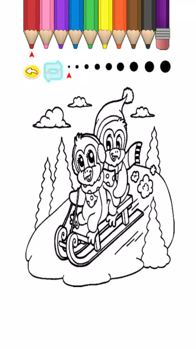 Kids Coloring Book - Cute Cartoon Sumire Screenshots