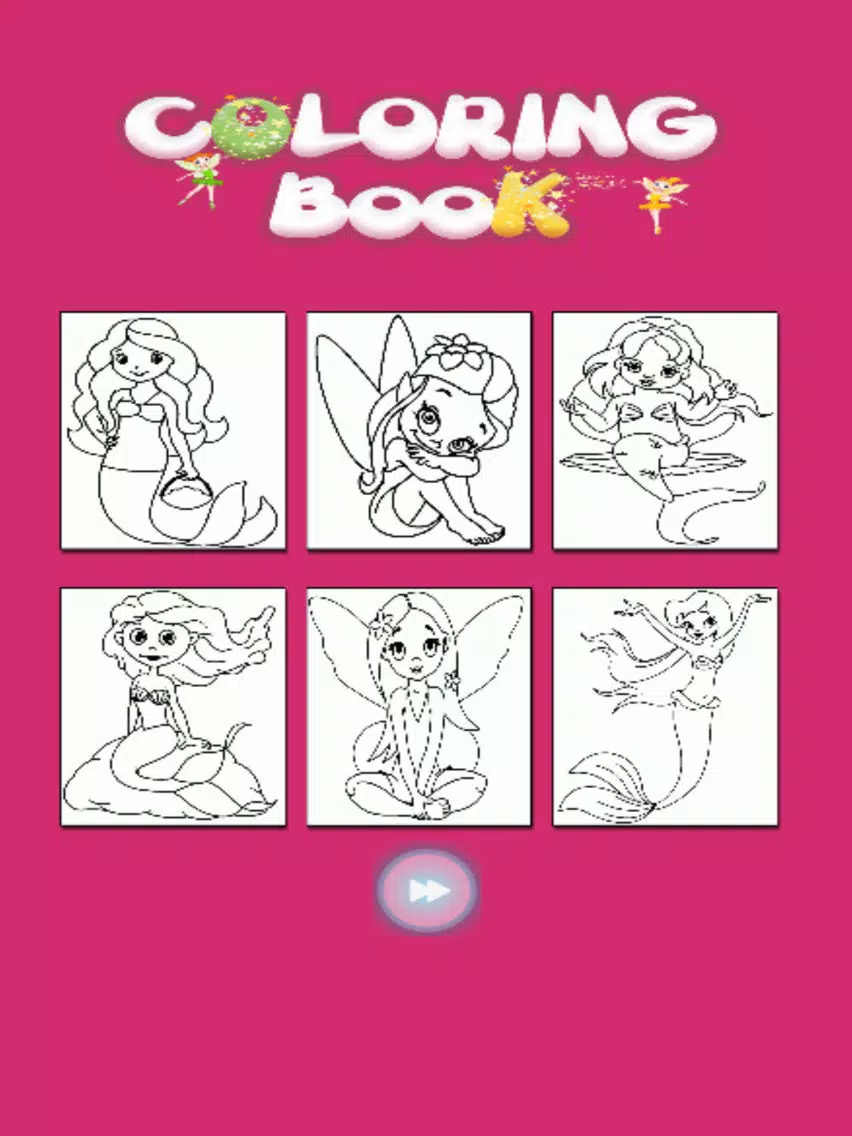 Kids Coloring Book - Princess Cartoon iPad Screenshots
