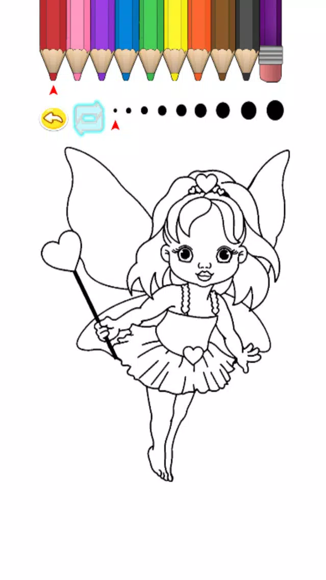 Kids Coloring Book - Princess Cartoon Screenshots