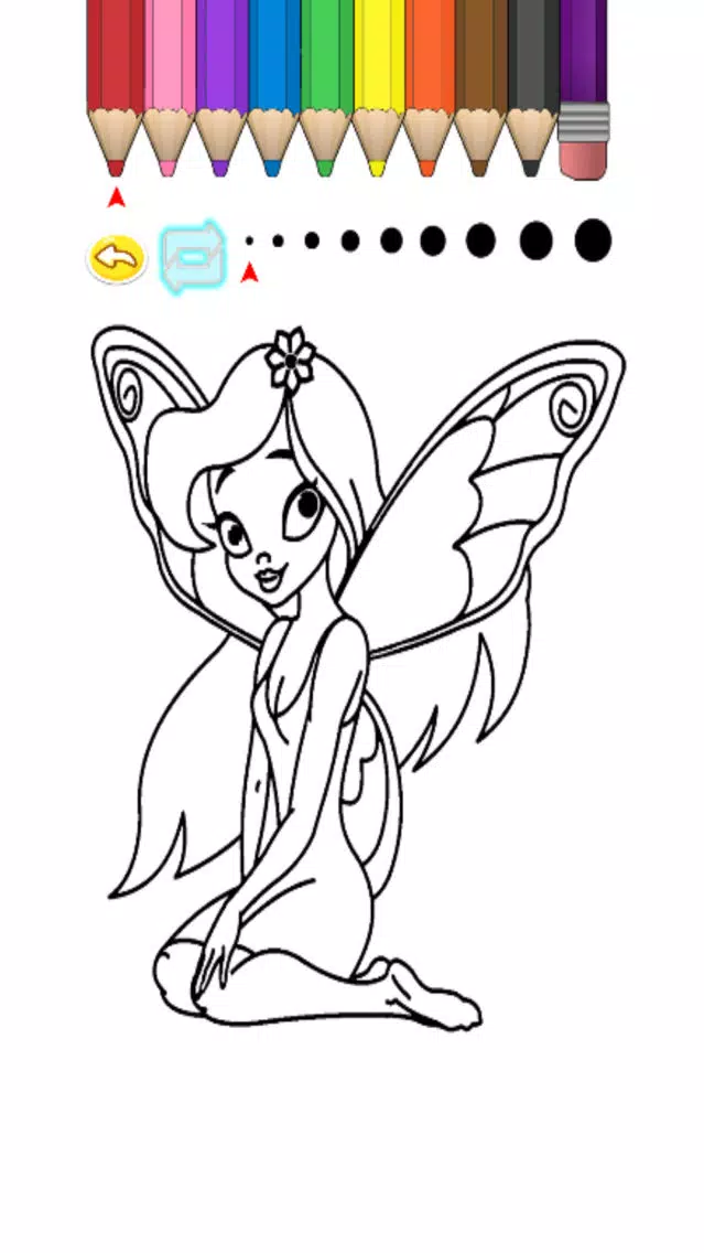 Kids Coloring Book - Princess Cartoon Screenshots