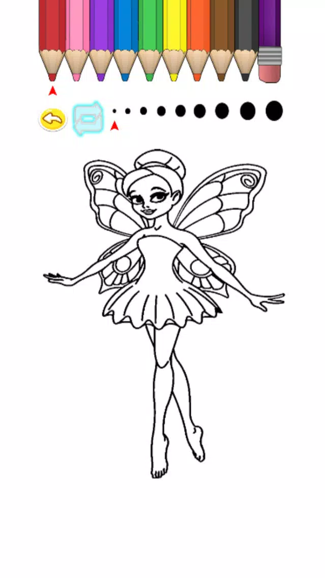 Kids Coloring Book - Princess Cartoon Screenshots
