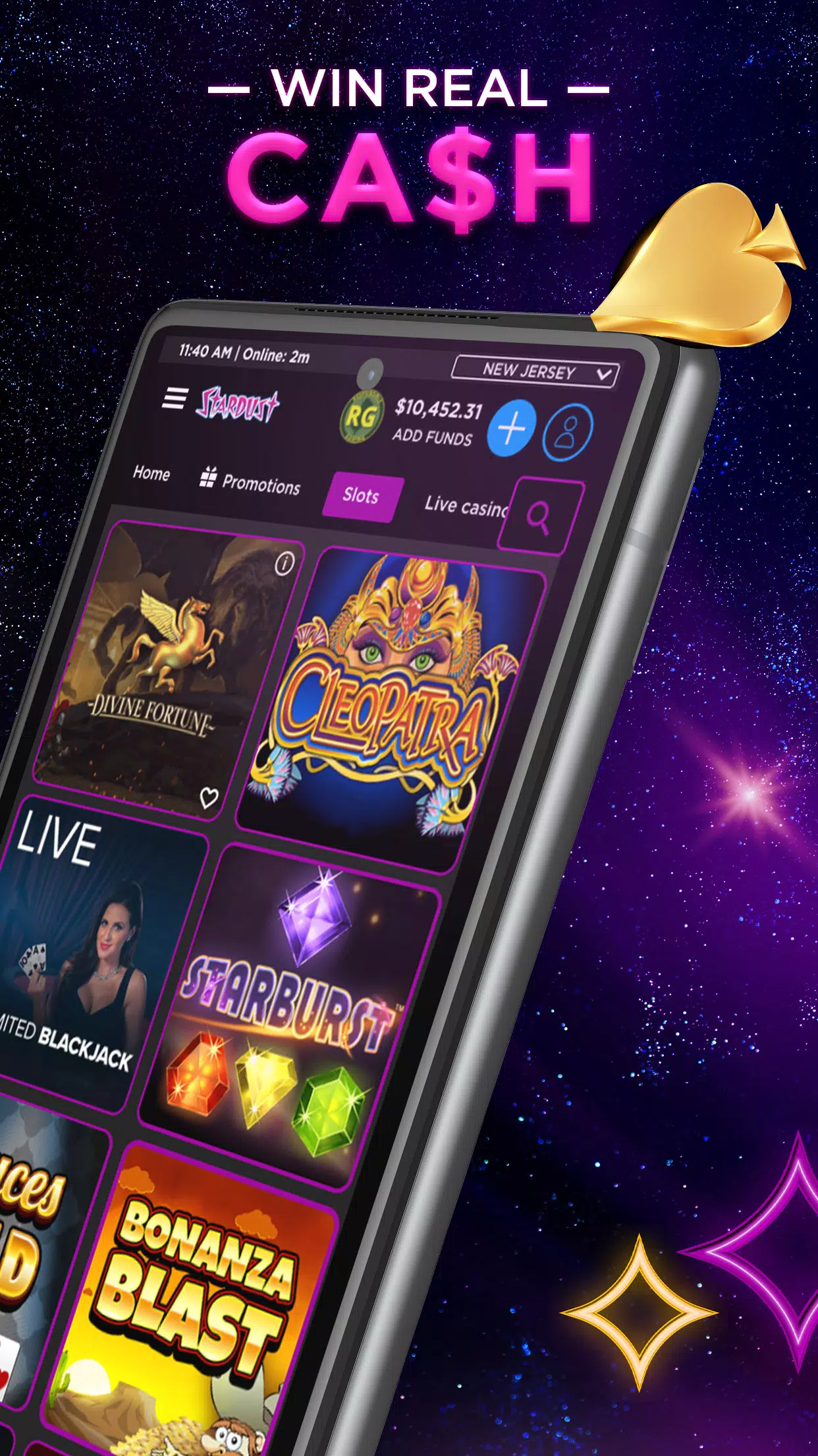 Stardust Casino Screenshots
