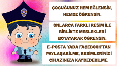 Meslekler Boyama Kitabı - Minik Bilge Meslekleri Öğreniyor Screenshots