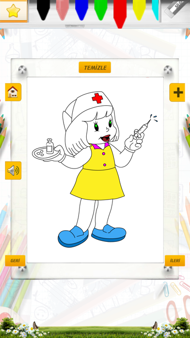 Meslekler Boyama Kitabı - Minik Bilge Meslekleri Öğreniyor Screenshots
