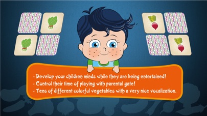 Little Genius Matching Game - Vegetables - Educational and Fun Game for Kids Screenshots