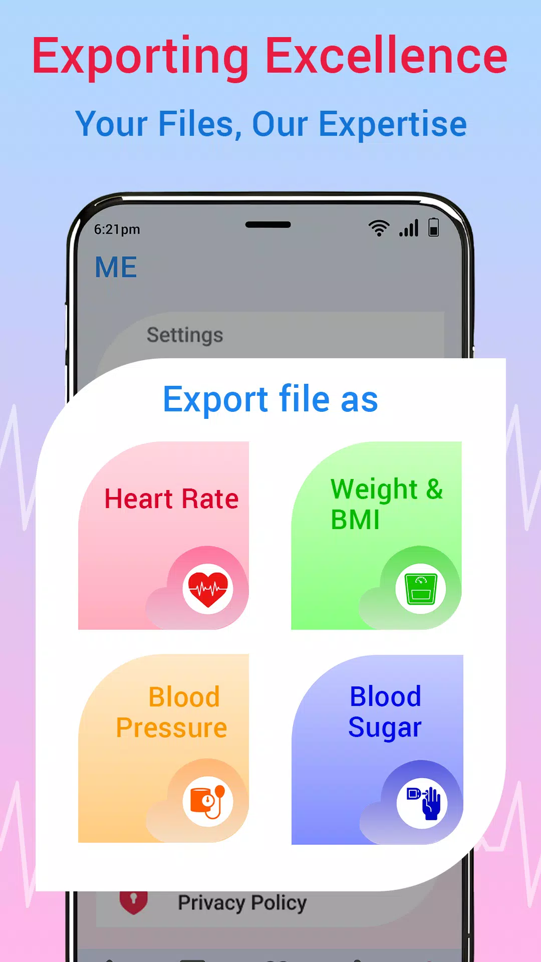 Blood Pressure-Pulse Monitor Screenshots