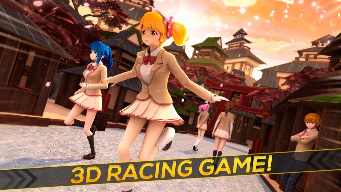 Capturas de pantalla de Anime Girl Run