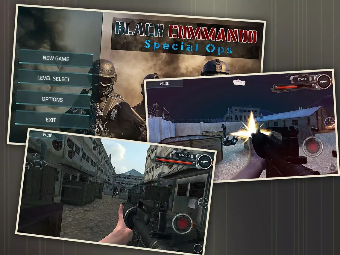 Ảnh chụp màn hình của Black Commando - Special Ops iPad 