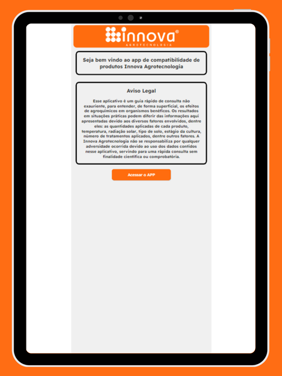 Innova Compatibilidade iPad Screenshots