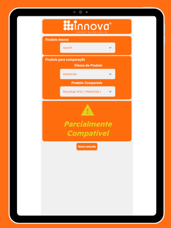 Innova Compatibilidade iPad Screenshots