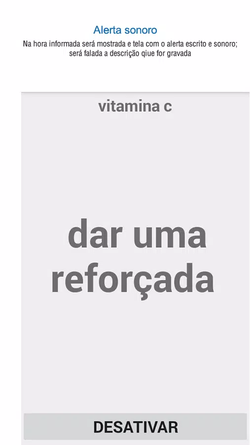 Alerta remédio Screenshots