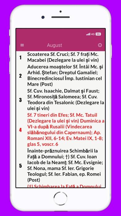 Calendar Crestin Ortodox 2024 Screenshots