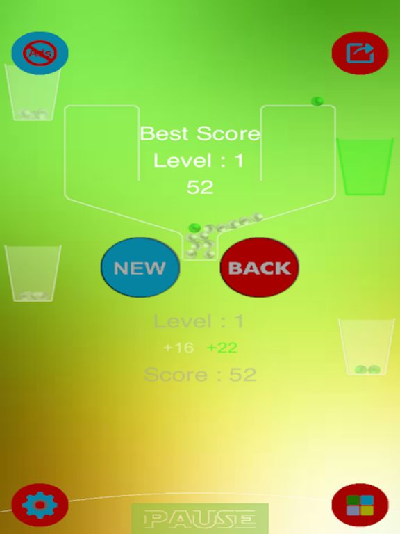 100 Ping Pong Balls-Fall Catch iPad 应用截图