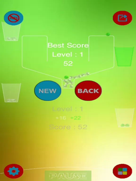 100 Ping Pong Balls-Fall Catch iPad 应用截图