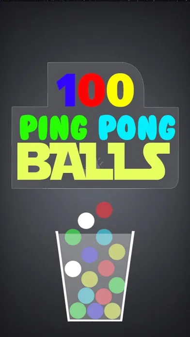 100 Ping Pong Balls-Fall Catch应用截图