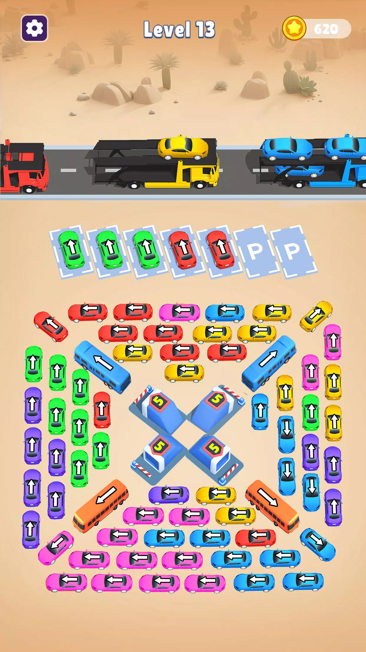 Mini Car Jam: Parking Puzzle Screenshots