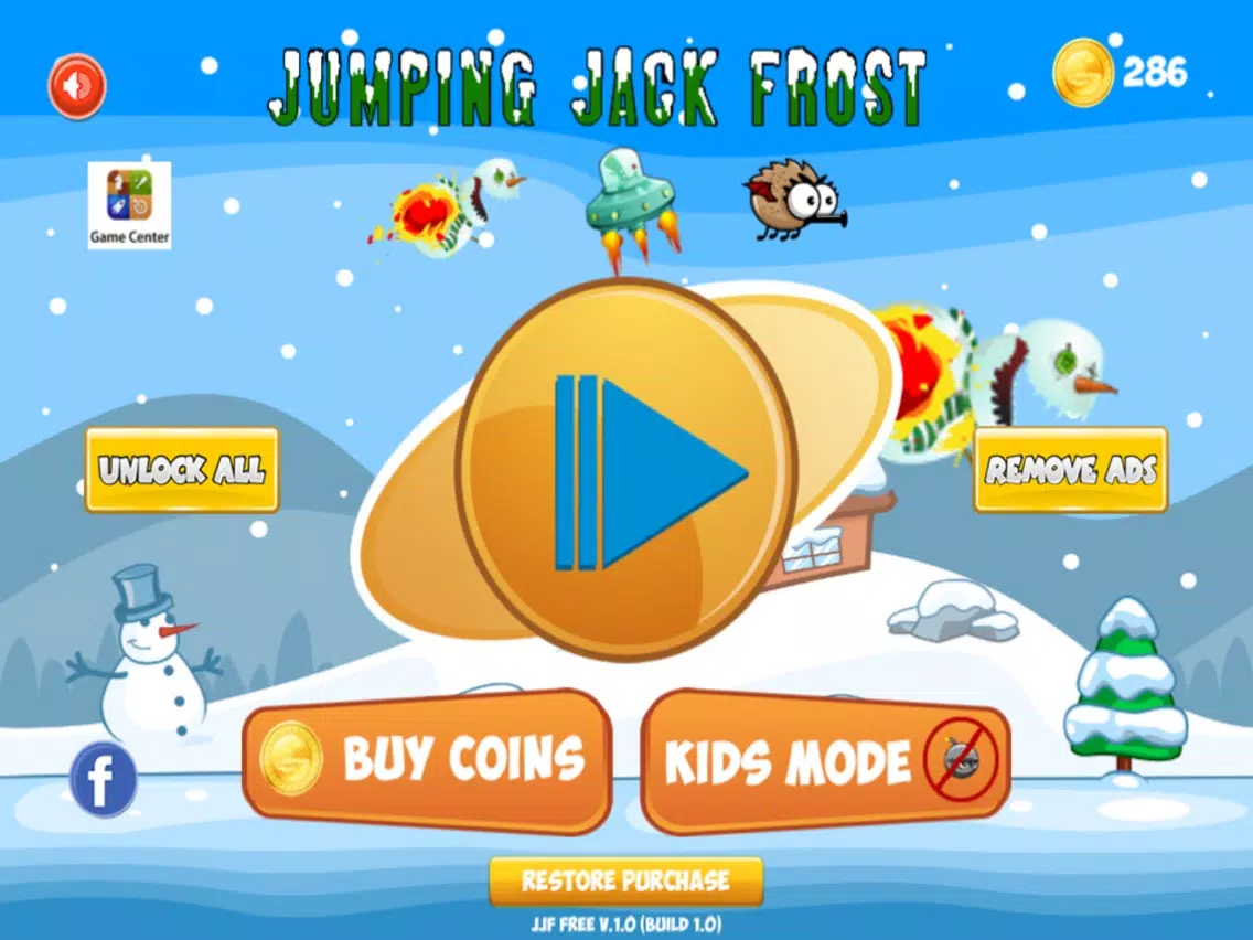 Zrzuty ekranu Jumping Jack Frost iPad 