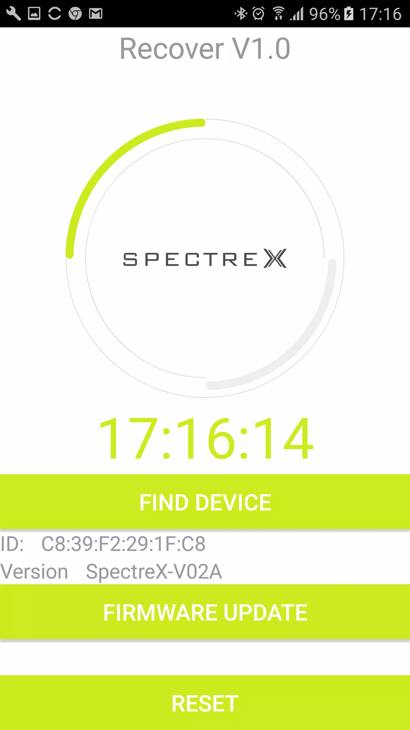 SpectreX recover Screenshots