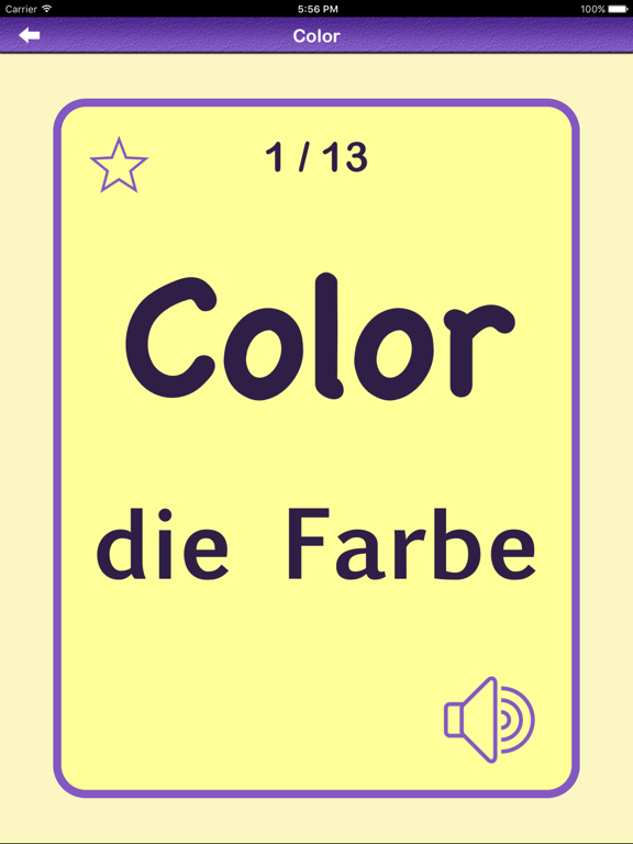 Learn German Vocabulary | German Flashcards iPad Screenshots