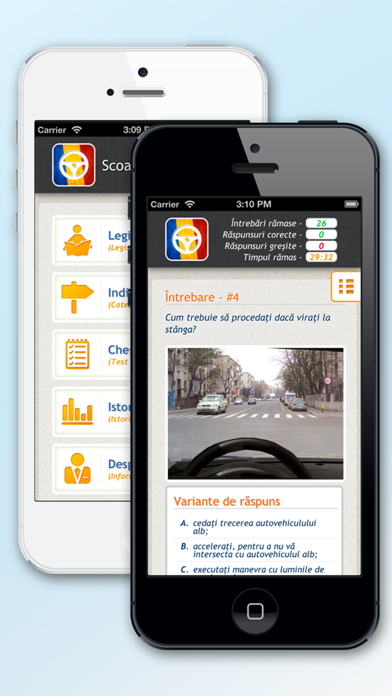 Scoala Auto, Chestionare auto Screenshots