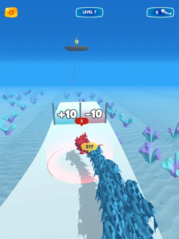Zrzuty ekranu Crowd Fish 3D iPad 
