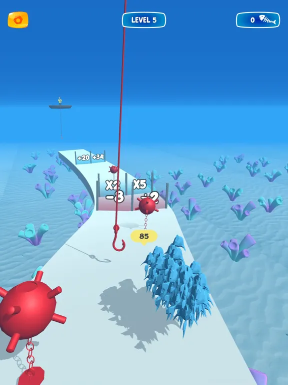 Zrzuty ekranu Crowd Fish 3D iPad 