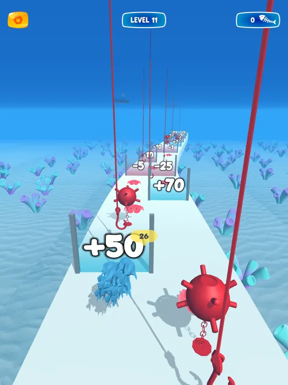Zrzuty ekranu Crowd Fish 3D iPad 