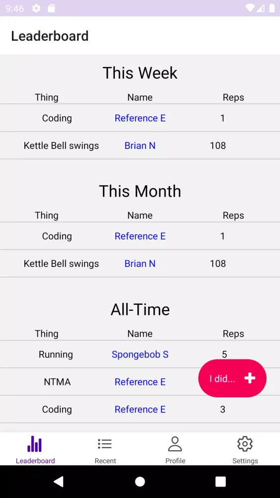 iDid Screenshots