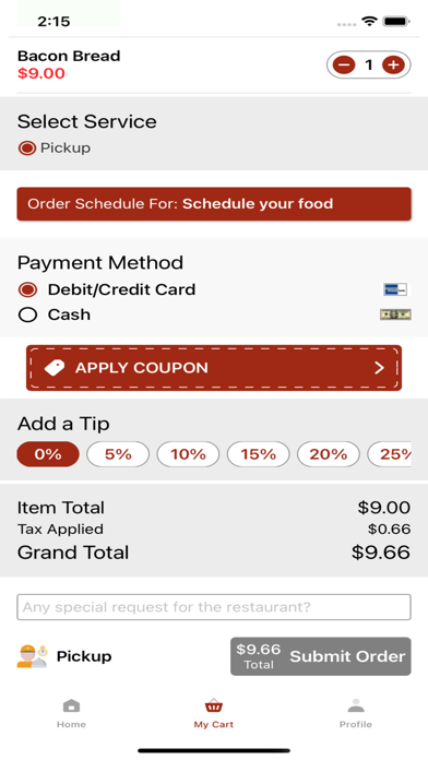 Brick Oven Pizza-Restaurant Screenshots
