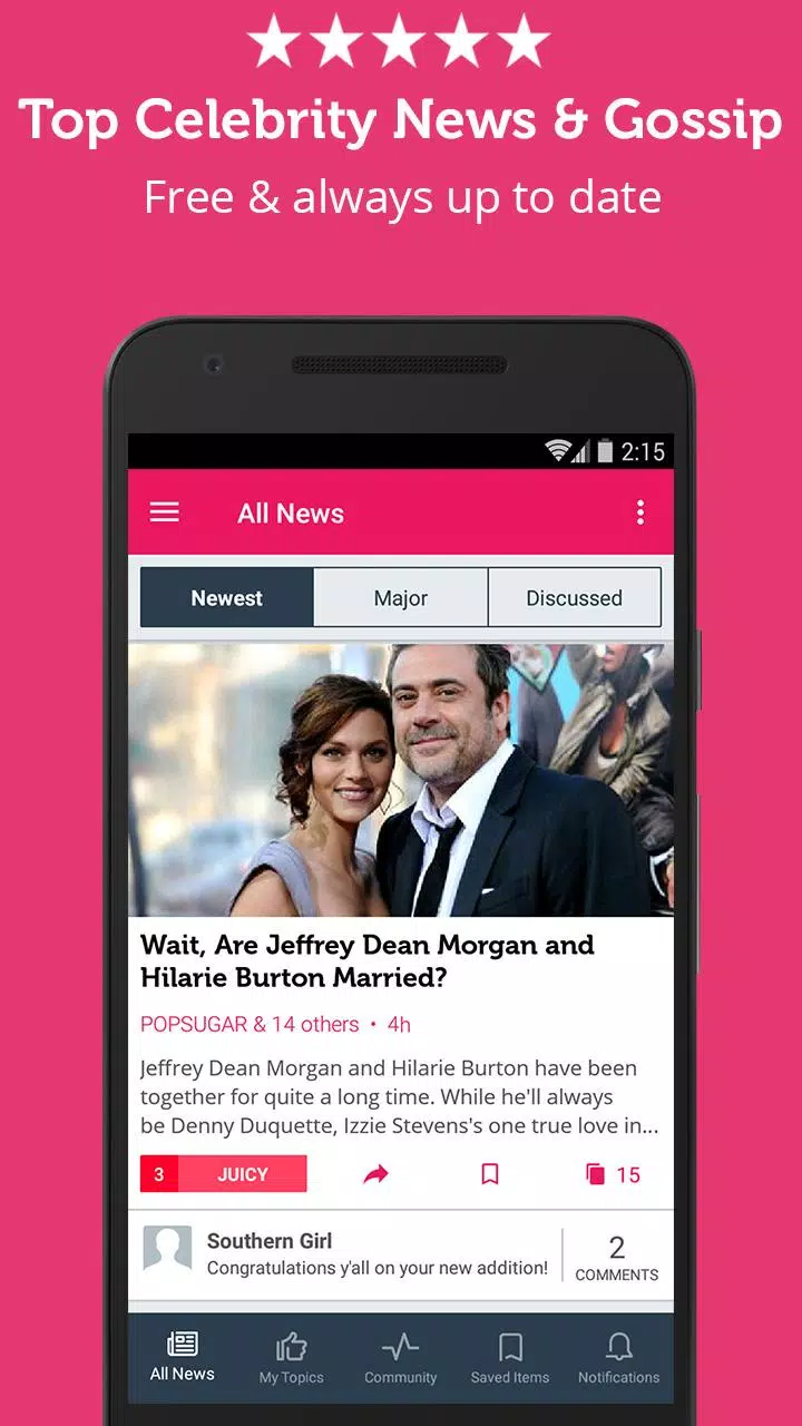 Celebrity News & Hot Gossip Screenshots