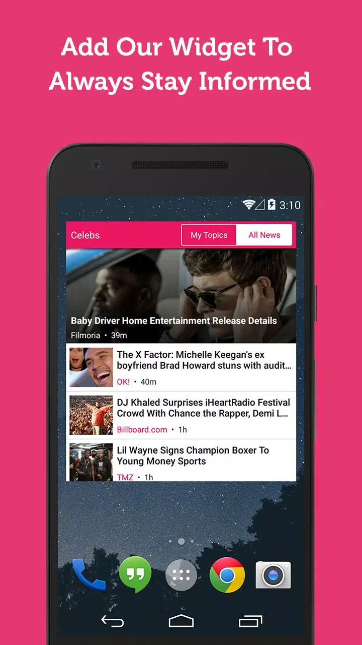 Celebrity News & Hot Gossip Screenshots