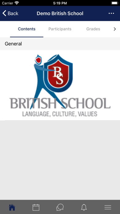 Campus Virtual British School Screenshots