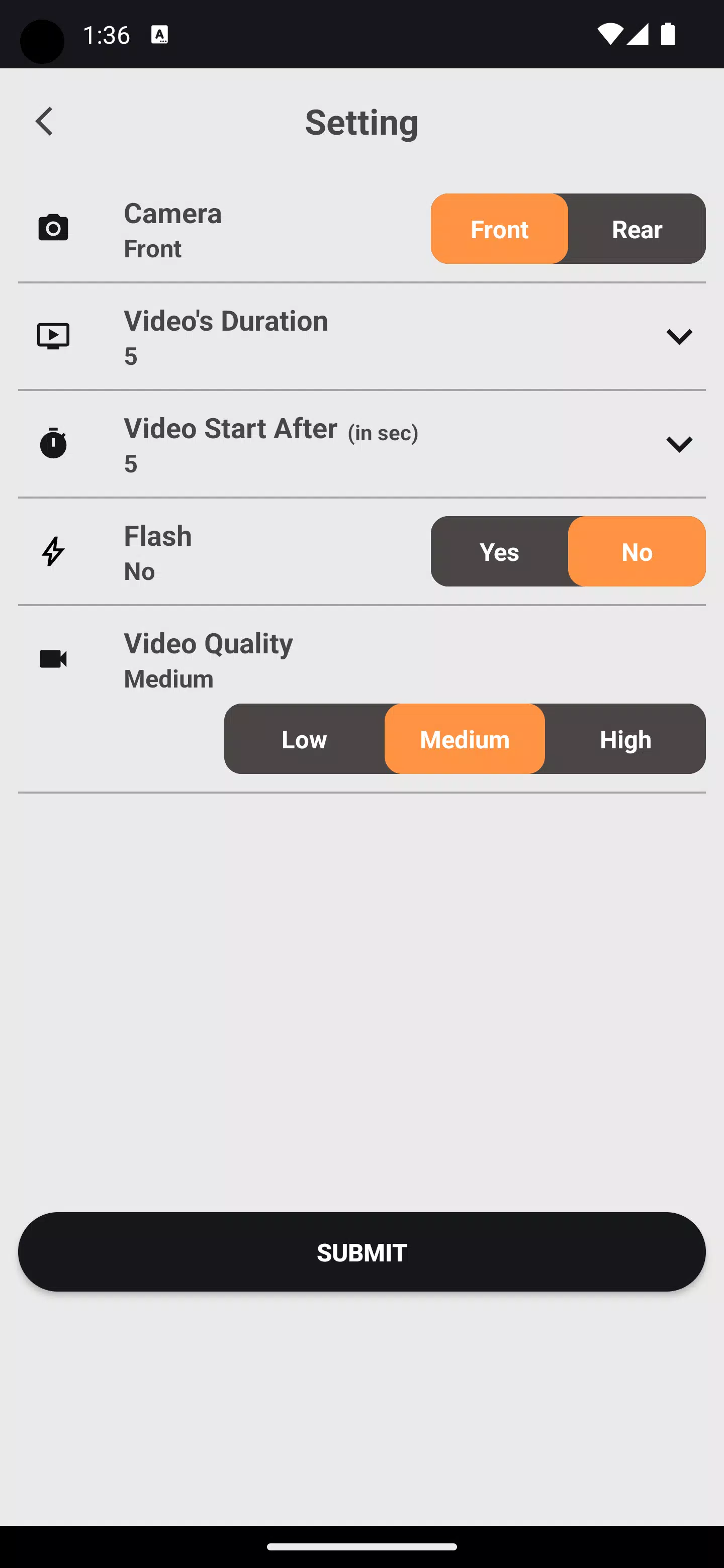 Video Timer Screenshots
